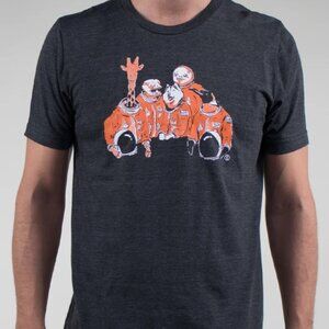 2XL NWT Men's/Unisex Fit Animal Astronaut T-Shirt ModCloth Space Science Sci-Fi